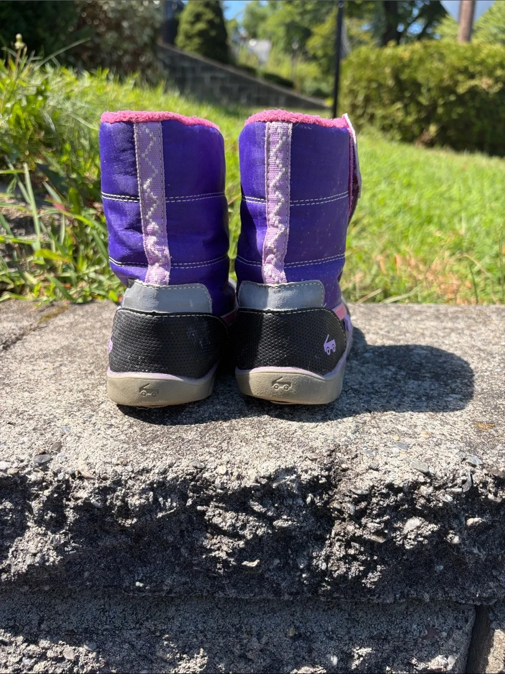 See Kai Run Kids Waterproof Winter Boots - Purple & Pink